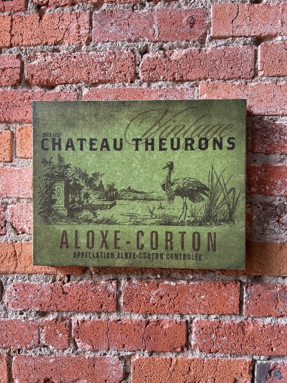 Beautiful Chateau Theurons art piece